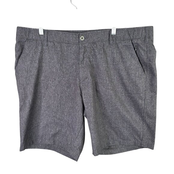 Mens Swiss Tech Gray Golf Shorts Quick Dry 100% Polyester 10" Inseam Size 44 - Picture 1 of 10